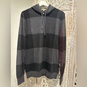 Burberry Black and Gray Checkered Men's Sweater